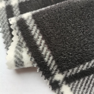 Vải Dệt Kim Chống Pilling Polar <span class=keywords><strong>Fleece</strong></span> Vải In Tùy Chỉnh Áo Nỉ Kiểm Tra Kẻ Sọc Trắng Đen In <span class=keywords><strong>Micro</strong></span> 100% <span class=keywords><strong>Polyester</strong></span> - Product Image 4