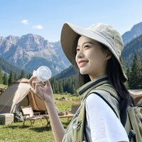 Nouveau petit Portable rechargeable portable extérieur cou voyage en plastique personnalisé Mini ventilateurs KC USB mignon Mini ventilateur personnalisé