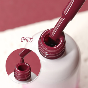 Vernis Gel Rouge Ankola Sans HEMA ni TPO, Haute Pigmentation, Longue Durée, Rouge Foncé Rose, Vernis à Ongles en Gel - Product Image 1