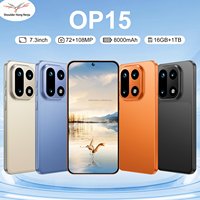 Smartphone OnePlus 15 16G+1TB Android 15 7,3 pouces 5G Grand écran Mémoire Flash Plein écran Protection après-vente