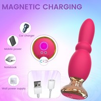 Vibromasseur anal en silicone médical télécommandé, stimulateur de prostate, appareil de masturbation pour hommes et femmes, sex toy, plug anal
