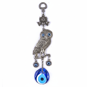 Décoration murale en forme de hibou, 38 pièces, ornement du mal en verre fait à la main, faite en turquie - Product Image 2