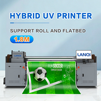 Impresora de Cinta de Inyección de Tinta UV LANQI EM1800, Cabezal de Impresión Konica, 2400Dpi, Alta Resolución, Impresora de Etiquetas Profesional, Nueva