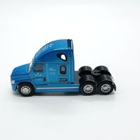 HS TOY Modèle de voiture miniature de haute qualité en alliage métallique et plastique, jouet de transport de conteneurs, emballage en boîte vitrée pour usage promotionnel