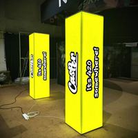 Livraison rapide, enseigne commerciale personnalisée, enseigne LED, lettres 3D, logo lumineux pour devanture de magasin, boîte lumineuse verticale