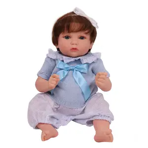 22 אינץ Reborn בובות תינוק פעוט ילדה מציאותי בובות יילוד מלא סיליקון גוף מתוק חיים אמיתיות עבור תינוקות