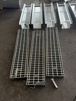 tranchée à haute charge de parcs Système de drainage de mur de toiture de passerelle durable Grille en acier galvanisée à chaud