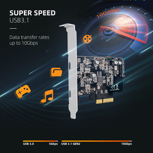 MAIWO Thẻ PCIe <span class=keywords><strong>USB</strong></span> <span class=keywords><strong>3</strong></span>.<span class=keywords><strong>1</strong></span>-2x <span class=keywords><strong>USB</strong></span> C <span class=keywords><strong>3</strong></span>.<span class=keywords><strong>1</strong></span> Gen 2 10Gbps - PCIe Gen 3X4-Chipset ASM3142-<span class=keywords><strong>USB</strong></span> Type C Mở Rộng Thẻ <span class=keywords><strong>PCI</strong></span> <span class=keywords><strong>Express</strong></span> - Product Image 5