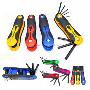 Ensemble de clés Allen pliantes portables 3 k, 500 + populaires, auto push out double face, SAE, métrique, Torx, jeu de clés hexagonales pliables - Product Image 1