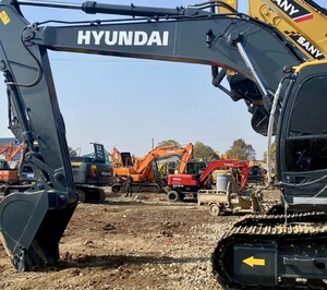 Excavadora Hyundai usada 215vs excavadora sobre orugas maquinaria de construcción de ingeniería para gran oferta - Product Image 4