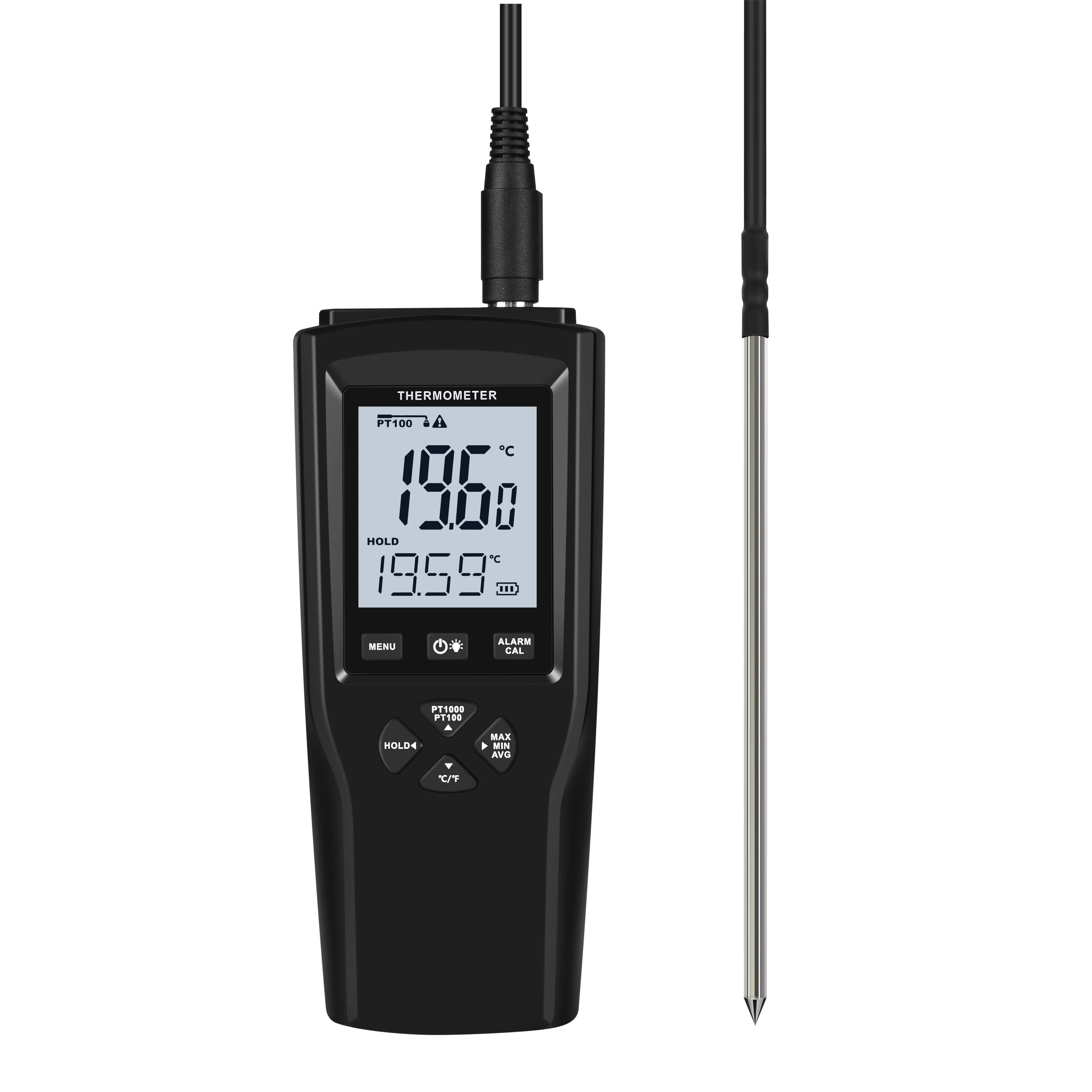 YET-710 yüksek sıcaklık yüksek doğruluk RTD PT100 PT1000 platin dijital termometre veri kaydedici enstrüman