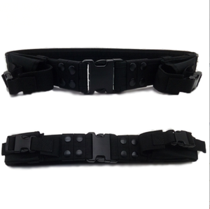 เข็มขัดผ้าใบยุทธวิธีสำหรับสนามรบ DFWB06 พร้อมตะเข็บเย็บและกระเป๋า - Product Image 4