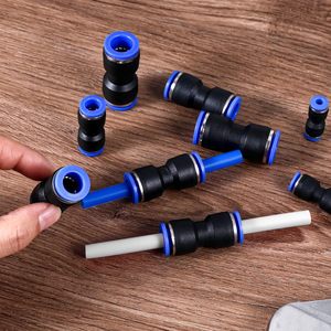 Accesorios de manguera de aire de 6, 8, 10 y 12mm, Kit de ajuste de empuje para conectar, conectores neumáticos de liberación rápida, tubo recto de plástico - Product Image 3