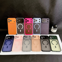 Coque arrière antichoc en TPU avec chargement magnétique sans fil et anti-traces de doigts pour iPhone 18, 17, 16 Pro Max, 17 Air, 15 et 14