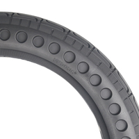 Pneu de vélo électrique/scooter en caoutchouc massif tubeless 14x2.125 36V, usage sportif, forte adhérence, protection anti-crevaison, durable