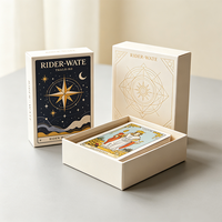 Wholesale Custom Tarot Gift Box Factory Rigid Paper Magnetic Box for Oracle Card Deck Witchcraft Divination Spiritual Reading