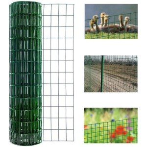 PVC plastic coating, hot-dip galvanized iron <b>wire</b>, green welded <b>wire</b> <b>mesh</b> are used for fence protection and poultry farming. - Product Image 5