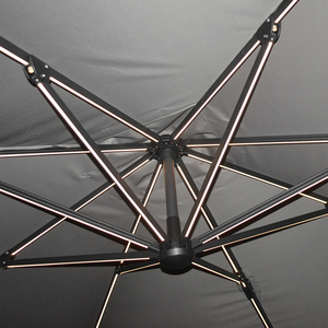 Ngoài trời không thấm nước Đương Đại lớn lớn khổng lồ hồ bơi ô ngoài trời Sun Shade đèn 8K xương sườn Roman ô với ánh sáng LED - Product Image 6