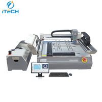 Máquina de Colocación de Componentes SMT de Escritorio ITECH PPM-A320V, 2 Cabezales con Cámara CCD para Ensamblaje de PCB LED