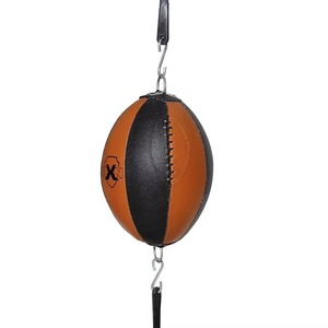 RXN Balón de Boxeo de Cuero Premium - Negro, Ajuste Universal de Piso a Techo, Alta Velocidad para Entrenamiento y Práctica - Product Image 5