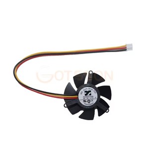 FS1250-S1033A 47mm DC12V 0.17A 3Pin GTX1050 Pour GIGABYTE <span class=keywords><strong>GTX</strong></span> 1030 <span class=keywords><strong>1050</strong></span> 1050Ti <span class=keywords><strong>OC</strong></span> Profil Bas 750 <span class=keywords><strong>Ti</strong></span> Carte Graphique Ventilateur De Refroidissement - Product Image 4