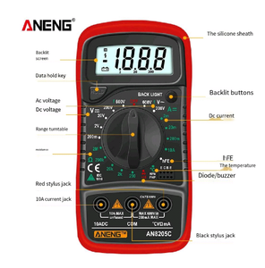 AN8205C มัลติมิเตอร์แบบดิจิตอลจอแสดงผล LCD 600V 2M - Product Image 4