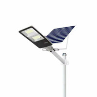 Kits d'éclairage solaire de rue HAYOEN Smart DC 6V SMD 5730 haute puissance 50W IP67 étanche 6000K lumière du jour, pour jardin et route, batterie 15000mAh