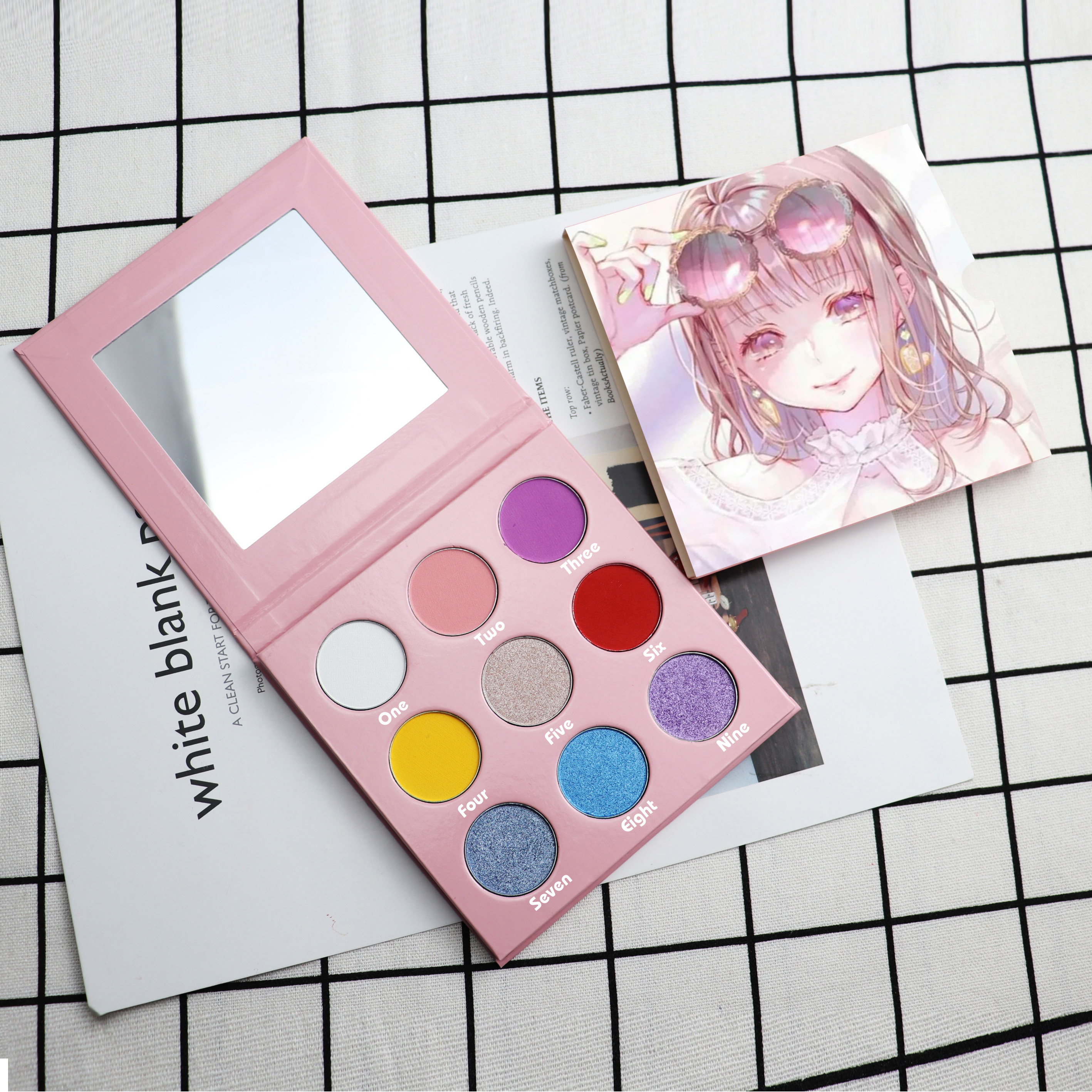 Палитра теней для век от производителя, товары для макияжа, палитра теней для век «сделай сам», Собственная торговая марка, лучшее качество