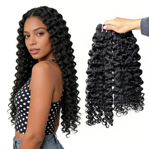 Extensions de cheveux bouclés birmans non traités, doux et brillants, de 8 à 36 pouces, NewWave Raw Virgin, sans perte de cheveux - Product Image 1