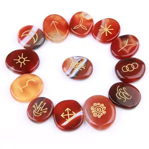Semi-Precious Stone Crafts engraveable products engraved crystal agate meditation accessories
