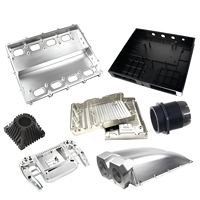 Komponen Casing Rongga dari Paduan Aluminium Anodized, Pemesinan Bubut dan Frais CNC 5-axis Presisi Tinggi Kustom
