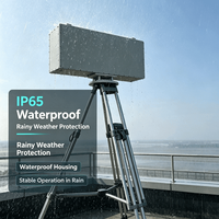 Radar à impulsions Doppler à réseau phasé actif pour l'observation des frontières, la surveillance portuaire et la surveillance côtière à distance, Prix usine Zhenning