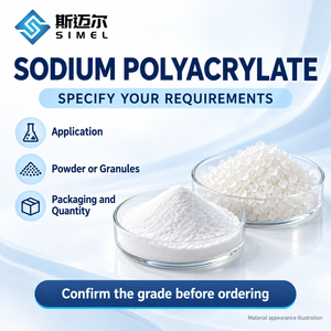 SIMEL Polyacrylate de sodium PAAS CAS 9003-04-7 Qualité cosmétique Stabilisateur et épaississant Poudre blanche pour formules de soins personnels - Product Image 1