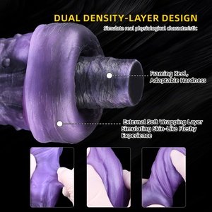 YOCY Large Fantasy <b>Dildo</b> with Knotted Fantasy Dragon <b>Dildo</b> 9.7 Inch Silicone Monster Thick Sex Toys Drop Shipping Wolf Dog <b>Dildo</b> - Product Image 4