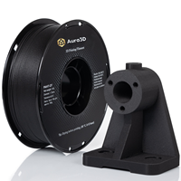 Aura3D PA-Filament en fibre de carbone 1.75mm ASA ABS PLA PETG PC + PA Filament d'imprimante 3d Noir ASA CF Filament en fibre de carbone