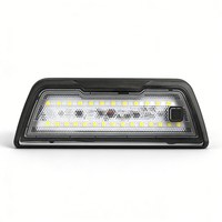 GNSOURCE DC10-30V 5000K Lumière de travail LED IP67 à lumière du jour - Contrôle par interrupteur à intensité variable CRI 85 Noir pour barres de toit et auvents de camping-cars