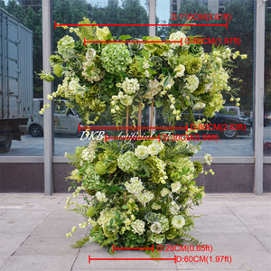 Wholesale High Quality <b>Green</b> Artificial Silk Wedding Flowers <b>runner</b> for Backdrop & <b>Table</b> Decorations - Product Image 3