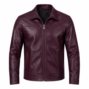 Custom <b>Men's</b> Leather <b>Flight</b> <b>Jackets</b> with Classic Silhouette Durable Construction Comfortable Lining and Wholesale Supply - Product Image 3