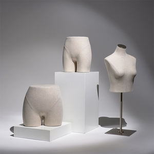 Mannequin de torse en tissu pour l'affichage de sous-vêtements, mannequin de robe en mousse pour le haut du corps, poupée mannequin de hanche - Product Image 6