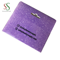 Boîte de papier d'emballage de cils personnalisés boîtes d'emballage de cils de vison 3D 5D logo personnalisé