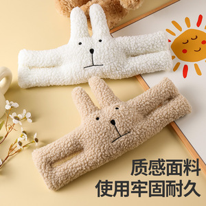 Tope de puerta de peluche de oso pardo con forma de dibujos animados, de montaje en suelo, de goma, antipinzamiento, protector para habitación de bebés y niños - Product Image 5