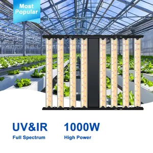 Fabbrica su misura F3 1000W led crescita luce led luci per allevamento di polli led tubo alimentato a energia solare crescita luce con materiale elevato