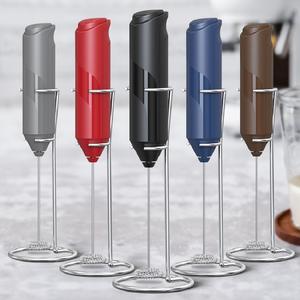 Différentes couleurs automatique Mini café oeuf mélangeur fouet Portable portable à piles électrique mousseur à lait - Product Image 1