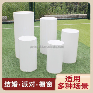 Set da 5 pezzi di oggetti di scena per feste in ferro da Dessert e da tavolo per dolci con piedistallo per tavola rotonda per decorazioni per matrimoni ed <span class=keywords><strong>eventi</strong></span> - Product Image 4