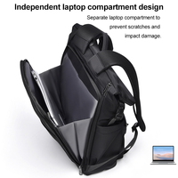 Sac à dos pour ordinateur portable en polyester pour hommes, personnalisé avec logo, imperméable, en tissu Oxford, souple, pour le sport, l'université, l'école, le travail, vente en gros