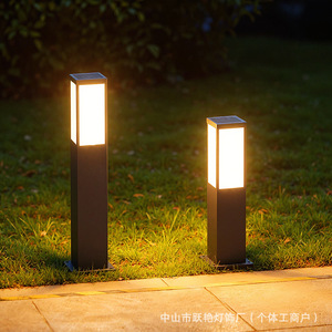 Lámpara Solar para Jardín Yueyan de Acero Inoxidable, 15W, Impermeable, para Caminos Exteriores - Product Image 1