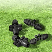 Konektor Pipa Irigasi Tetes 3/4/6 Arah Quick Plug 1/2" ke 1/4" Sambungan Selang Irigasi Mikro Tetes Pengunci Selang Air