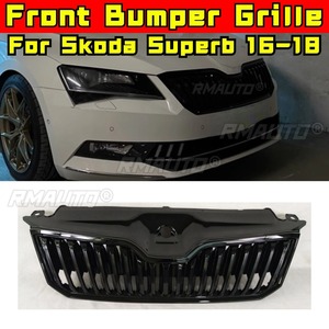 Griglia decorativa per paraurti per auto con griglia Racing Body Kit griglia paraurti anteriore per <span class=keywords><strong>Skoda</strong></span> superba <span class=keywords><strong>accessori</strong></span> per auto a 2016 2018 - Product Image 2
