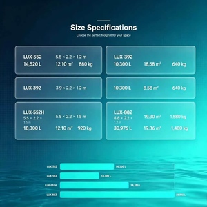 Piscina Rectangular de Fibra de Vidrio para Instalar en el Suelo, 5 mm de Grosor, Resistente a los Rayos UV, Fácil de Instalar, para Uso Familiar y de Niños al Aire Libre, Incluye Accesorios - Product Image 4