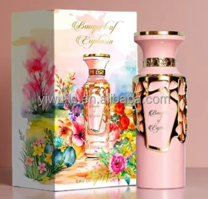 <span class=keywords><strong>Perfume</strong></span> Femenino <span class=keywords><strong>Euphoria</strong></span> de Alta Calidad, 100 ml, Botella Decorativa Rosa y Dorada de Lujo, Fragancia Oriental Árabe - Product Image 2